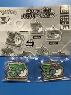 ポケモン30周年　メタルチャームマスコット