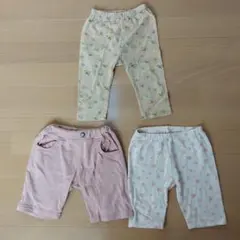 UNIQLO・しまむら ハーフパンツ等 3点セット 100cm