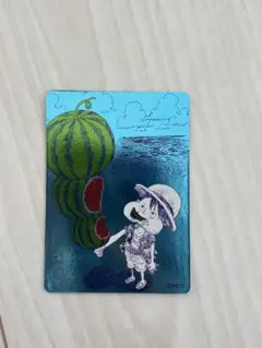み*ち様 ONE PIECE ルフィ スイカ イラストカード - メルカリ