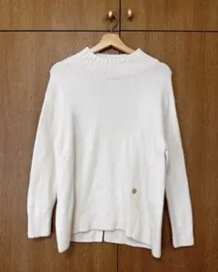 ＊ブルーレーベル クレストブリッジ ファインラムズウールハイネックプルオーバー