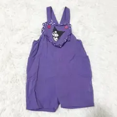 【着用2回のみ】Sanrio クロミ オーバーオール サロペット フリルハート