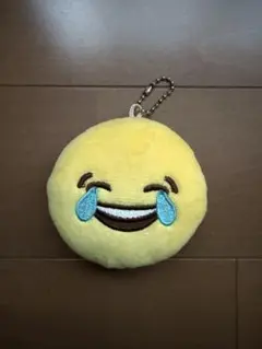 泣き笑い 絵文字 ぬいぐるみ キーホルダー