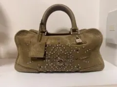 LOEWE アマソナ28 ラインストーン アナグラムロゴ ハンドバッグ 希少のサムネイル