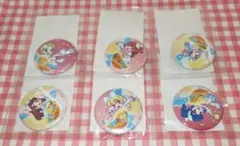 新品 アイカツ！ ソレイユ＆ルミナス ノベルティ缶バッジ６個コンプセット