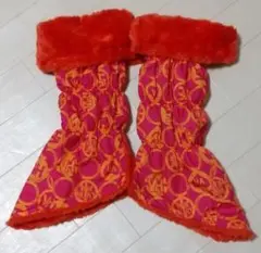 VIVA HEART レッグウォーマー オレンジ/ピンク