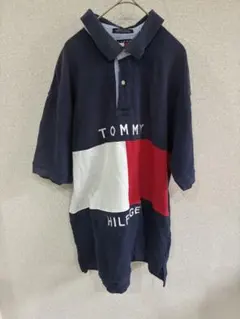 TOMMY HILFIGER ポロシャツ 半袖 ネイビーのサムネイル