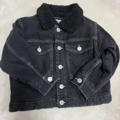 ZARA ボア襟付きデニムジャケット 4-5歳用