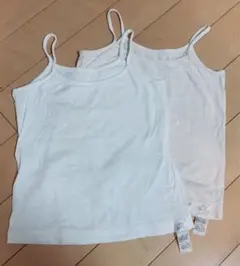 無印良品　MUJI さらっと綿　キャミソール　2点セット　130