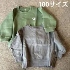 無印・バースデイ　トレーナーセット 100cm