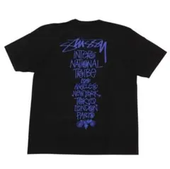 T*i様 完売品 stussy TRIBE STACK TEE ブラック黒 L
