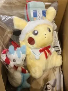 ピカチュウ バレンタイン ダイナー ぬいぐるみ セット メモ帳おまけ