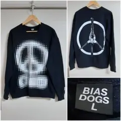 BIASDOGS L 両面プリントスウェット