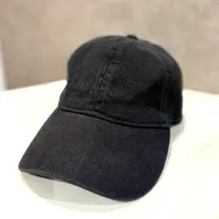 ZARA ザラ コットン ベースボールキャップ ブラック 黒 S-Mサイズ