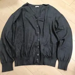GU カーディガン ブラック 長袖 Lサイズ