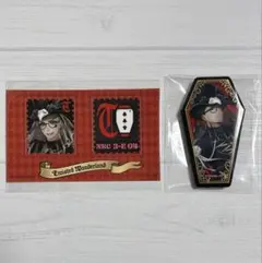 ツイステ キャラバッジコレクション 切手風シール ハロウィン トレイ 2点セット