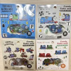 正規品‼️きかんしゃトーマス キャンディフレークシール 4種セット