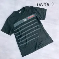 ユニクロ　UT プリント　T 半袖　XL 大きめ　黒　綿100ゆったり