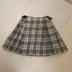 バーバリーロンドン 大きいサイズ デニムスカート ノバチェック 44