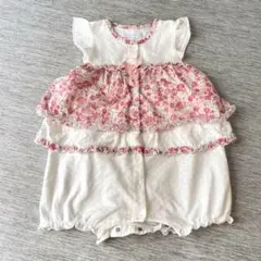 BeBeべべ 花柄ツーウェイ・ドレスオール