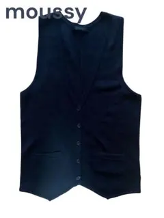 moussy マウジー　Vネックニットベスト