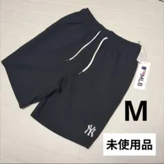 【Мサイズ】ヤンキース MLB ハーフパンツ メンズ 夏 メジャー 黒のサムネイル