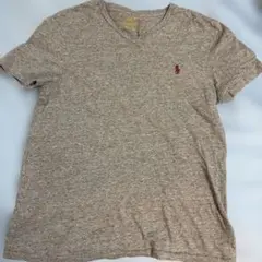 Polo Ralph Lauren グレー Vネック Tシャツ M