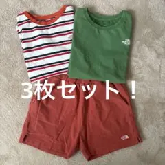 キッズ服 3枚セット Tシャツとショートパンツ　150cm