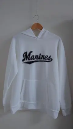 千葉ロッテマリーンズ ホワイトパーカー