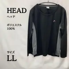 HEAD トレーニングシャツ LLサイズ ブラック/グレーのサムネイル