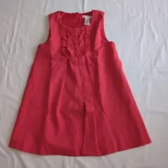 Janie and Jack ノースリーブワンピース レッド