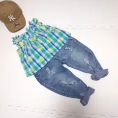 クラッシュストレッチデニムパンツ(BEAMS、マーキーズ、フィス,リー