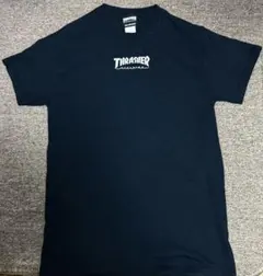 THRASHER スラッシャー　センターロゴtシャツ　刺繍　黒　Sメンズ