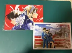 名探偵コナン　探偵社　ポストカード　毛利蘭　工藤新一