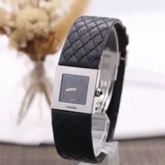 箱付き【新品電池】CHANEL マトラッセ/動作良好 稼動品 シャネル ブラックのサムネイル