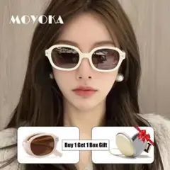 ブラック ホワイト サングラス 2点セット