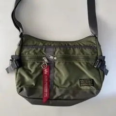 ALPHA INDUSTRIES ショルダーバッグ オリーブグリーン - メルカリ