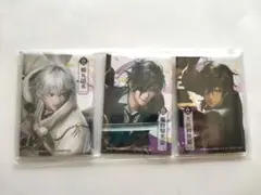 鶴丸国永 燭台切光忠 大倶利伽羅 スクエア缶バッジ E 刀剣乱舞無双 アニメイト
