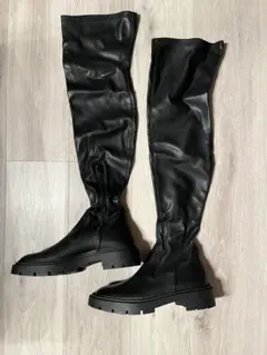 【美品】ZARA ザラ ジョッキーブーツ ニーハイブーツ 乗馬ブーツ 2026年最新】zara ニーハイブーツの人気アイテム - メルカリ