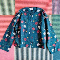 新品タグ付　yuni 刺繍ノーカラージャケット