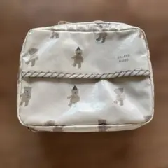 GELATO PIQUE クマ柄おむつポーチ