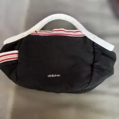 adidas ストライプ トートバッグ