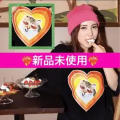 仲里依紗　RE. OKAKA & KINAKO ピンク Tシャツ 🌈おかかアンドきなこTシャツ🌈 おかかときなこが可愛いイラスト