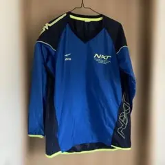ク　Mizuno NXT Vネックウェア 青ネイビー