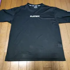 PLAYBOY メッシュ Tシャツ 黒　セマンティックデザイン