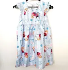 ディズニー　アナと雪の女王　アナ雪　アナ　エルサ　ストライプ　ワンピース