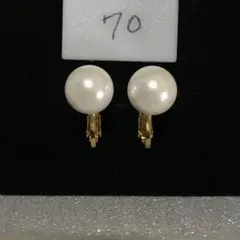 貝パール イヤリング シンプル フォーマル　10mm