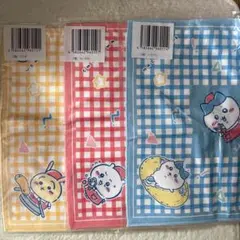 ちいかわ　クレープくじ　D賞スクエアタオル　ハチワレ　うさぎ　ちいかわ