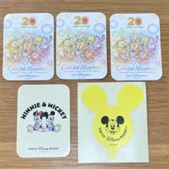 東京ディズニーシー 20周年 ステッカー 5枚セット シール