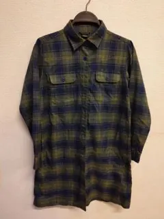 mont-bell チェック柄・長袖シャツ S