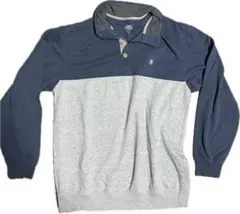 IZOD Saltwater ポロシャツスタイル トレーナー